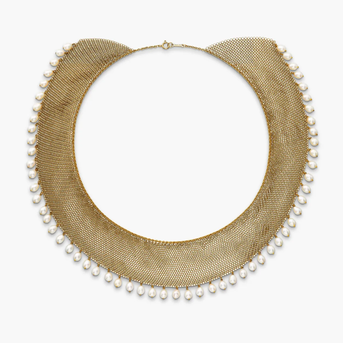 Elsa Peretti for Tiffany & Co. Gold and Cultured Pearl Necklace