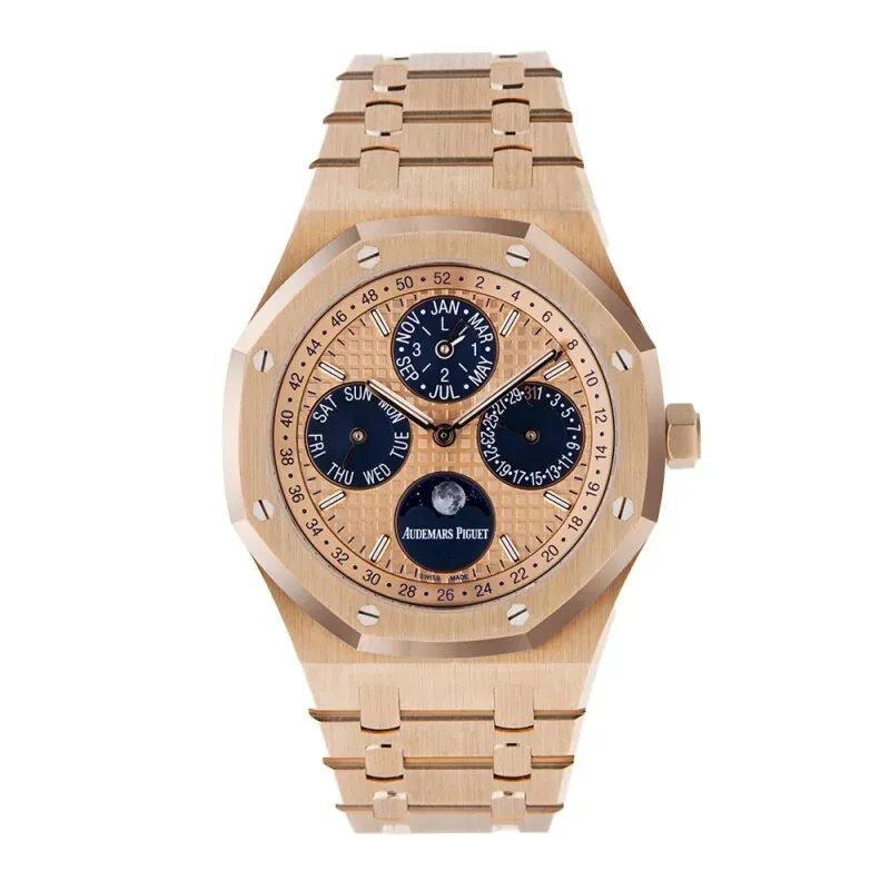 Audemars Piguet Royal Oak 'Latin America' Limited Edition (Reference 26584OR.OO.1220OR.01). A 41mm unworn rose gold automatic wristwatch with moon phase, leap year, and perpetual calendar.