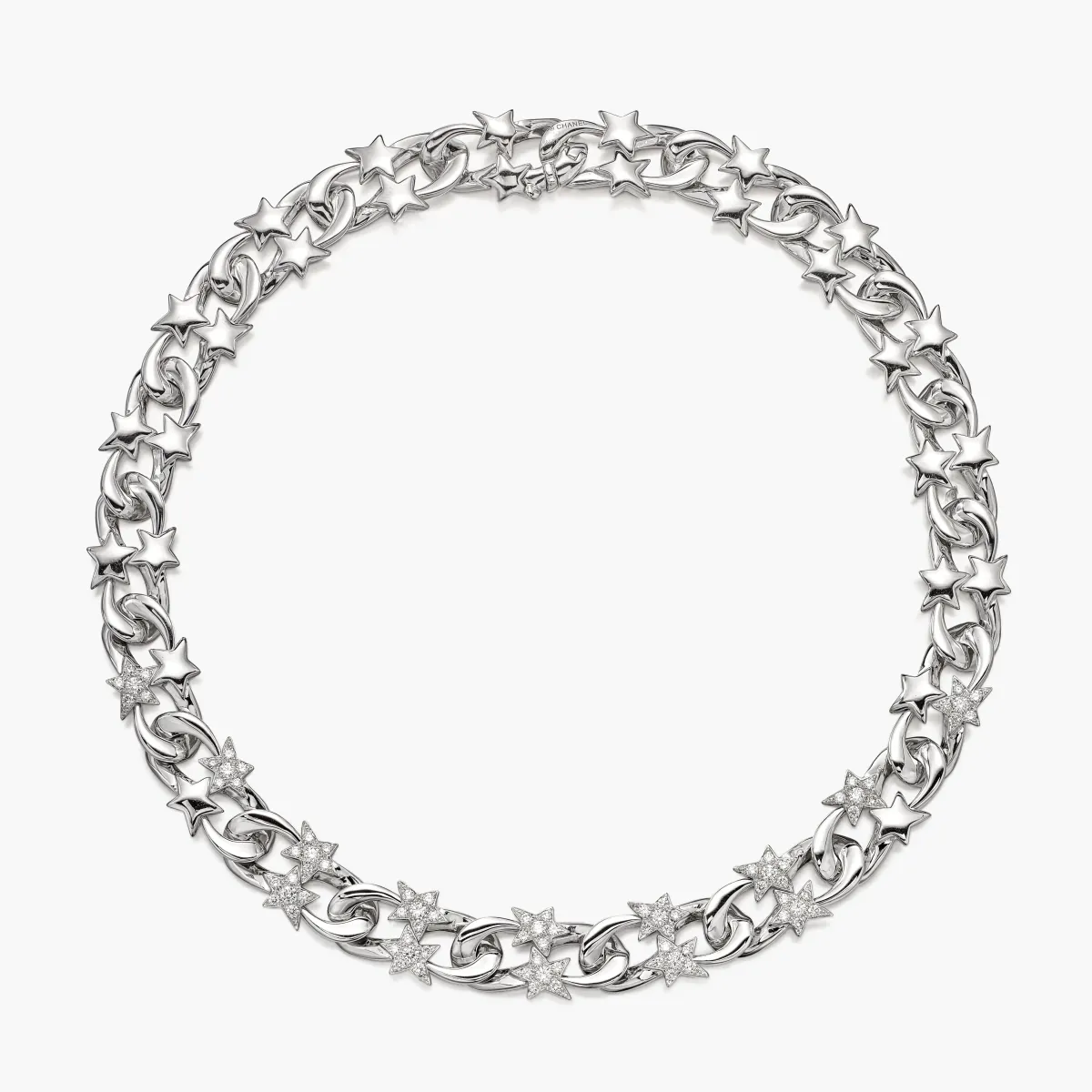 Chanel White Gold and Diamond Necklace