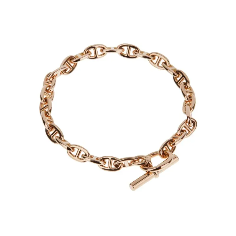 Hermès Rose Gold Chaine d'Ancre Bracelet