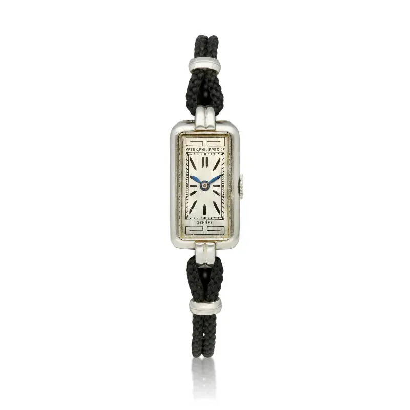 Patek Philippe & Co. Patek Philippe & Co. A white gold manual wind wristwatch. Circa 1933
