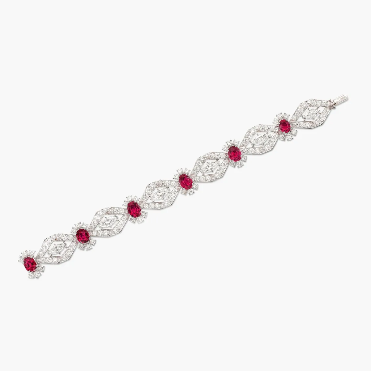 Cartier Ruby and Diamond Bracelet
