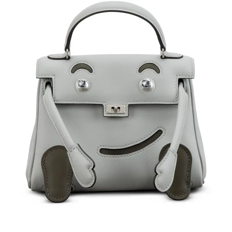 Hermès Bleu Glacier and Vert Maquis Swift Quelle Idole Kelly Doll Palladium Hardware, 2026