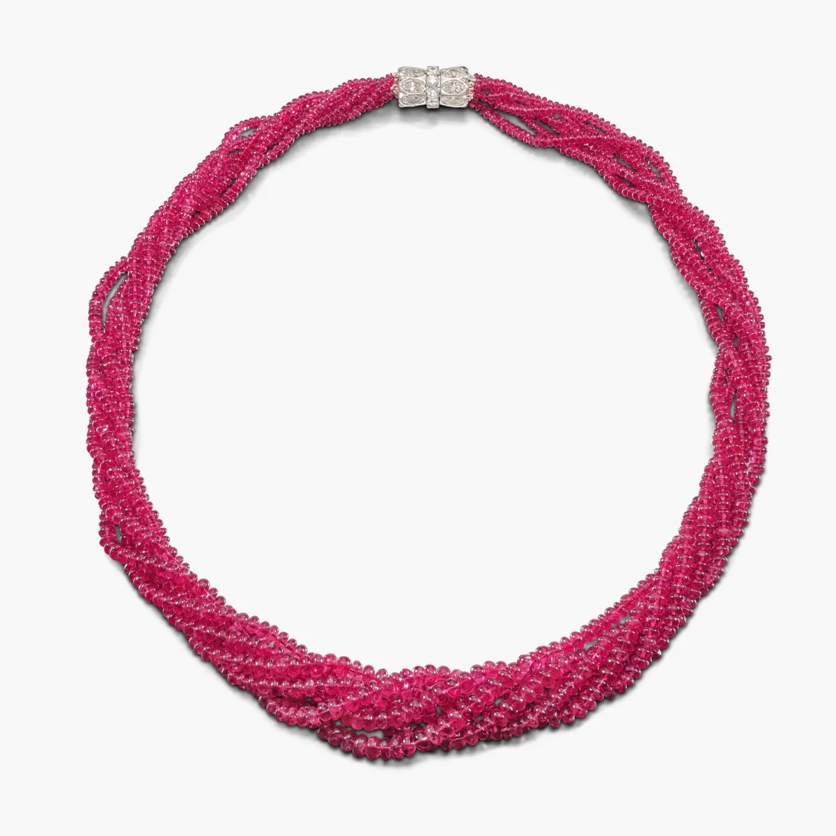 Cartier Spinel and Diamond Necklace